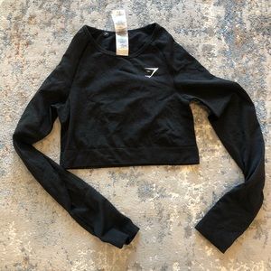 Gymshark long sleeve crop top